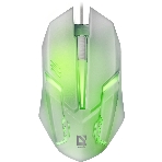 Мышь проводная Defender Cyber MB-560L белый, 1200 dpi, USB, кнопки - 3, фото14