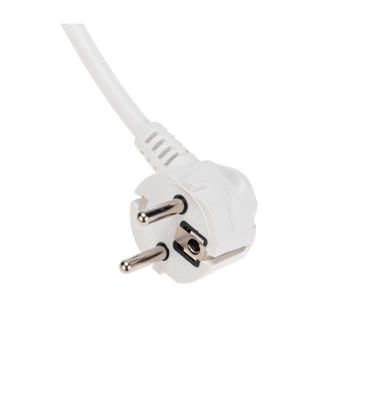 Сетевой фильтр 5 гнезд, 3м, 3х1,5мм², с автовыкл, 2 USB, белый Kranz