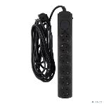 Сетевой фильтр Ippon BK-6-EU-5-10-B 5 м, 6 розеток, черный, коробка, фото9