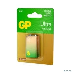 Алкалиновая батарейка GP Ultra Alkaline G-Tech 9V Крона - 1 шт. на блистере, фото 1