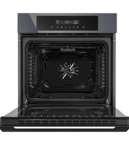 Шкаф духовой электрический Maunfeld AEOD60103G1, 60л, дверца с 3 стеклами, графит