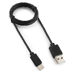 Кабель USB Гарнизон GCC-USB2-AMCM-1M, USB2.0 AM/USB3.1 Type-C, 1м, пакет, фото 1