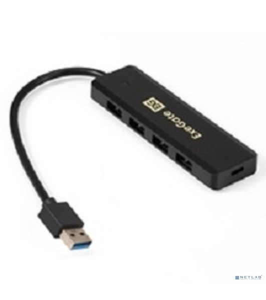 USB-концентратор ExeGate DUB-4P/1, USB 3.0, USB, USB Type-C