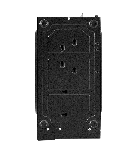 Компьютерный корпус Miditower ExeGate AA-443U-AA400 (ATX, AA400 8 см, 2*USB+1*USB 3.0+HD Audio, черный)