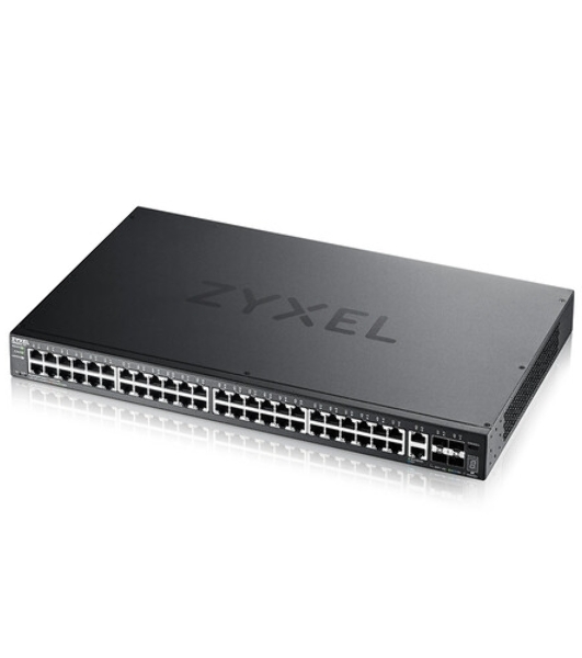 Коммутатор L3 Access Zyxel NebulaFlex Pro XGS2220-54, rack 19', 48xRJ-45: 1G, 2xRJ-45: 1/2.5/5/10G, 4xSFP+
