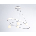 Светильник Ambrella light FL66326/1+4 WH белый 92W 3000K-6400K+G9/4 D800/600*1200 (ПДУ ИК), фото4