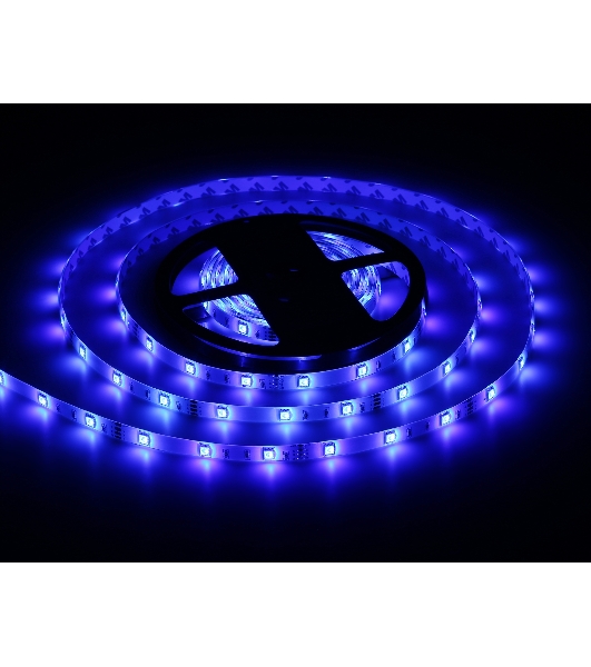 Светодиодная лента Ambrella light GS2301 5050 30Led/ 7.2W m/ 12V IP65 RGB/ 5000*10*2.87mm (4 конт.)