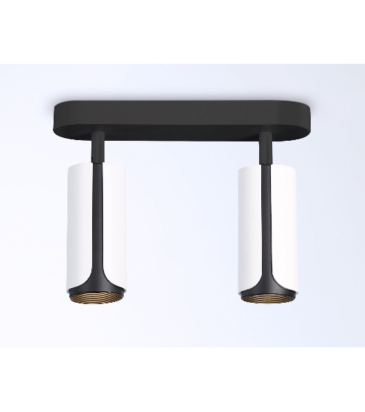 Светильник Ambrella light TN51596/2 WH/BK белый/черный GU10/2 260*60*195