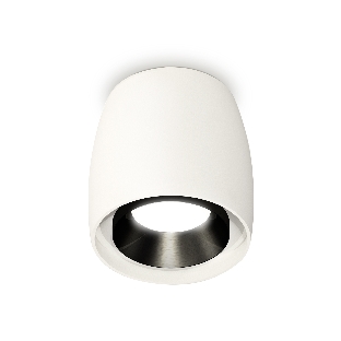 Светильник Ambrella Light XS1141002 SWH/PBK белый песок/черный полированный MR16 GU5.3 (C1141, N7031)