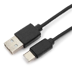 Кабель USB Гарнизон GCC-USB2-AMCM-1M, USB2.0 AM/USB3.1 Type-C, 1м, пакет, фото2