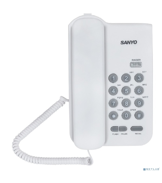 Телефон проводной SANYO RA-S108W белый