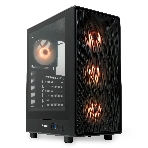 Компьютерный корпус HSPD M510, Mesh Mid Tower, черный, TG, 0.5 SPCC, 4x120мм ARGB ATX, mATX, mITX 180/280/160мм 1x2.5', 1x3.5', 7xPCI 2xUSB-A 3.0 517x277x418мм, фото23