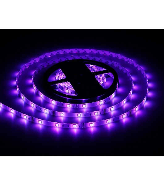 Светодиодная лента Ambrella light GS2301 5050 30Led/ 7.2W m/ 12V IP65 RGB/ 5000*10*2.87mm (4 конт.)