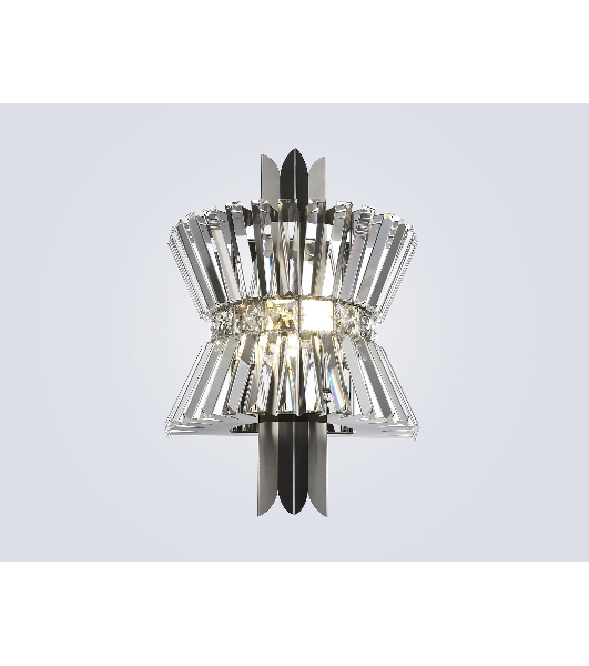 Настенный светильник Ambrella light LH41032/2 BK/CL черный/прозрачный E14*2 max 40W 310*180*460