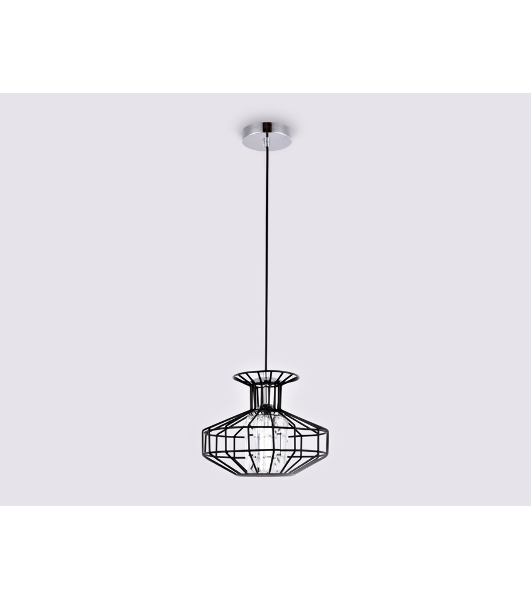 Светильник Ambrella light TR5850 BK/CL черный/прозрачный E27 max 40W D240*1200