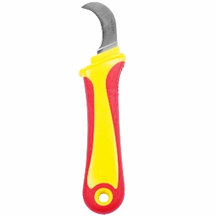 Нож монтажника Rexant нержавеющая сталь, изогнутое лезвие