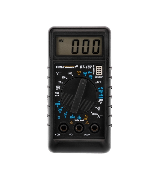 Портативный мультиметр PROconnect М-182 (DT-182)