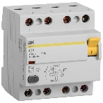 Выключатель дифференциального тока (УЗО) IEK MDV10-4-040-300 УЗО ВД1-63 4Р 40А 300мА IEK, фото2