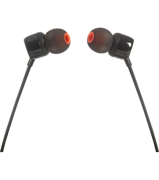 Проводные наушники JBL Tune 110 черный, внутриканальные, Jack 3.5 мм