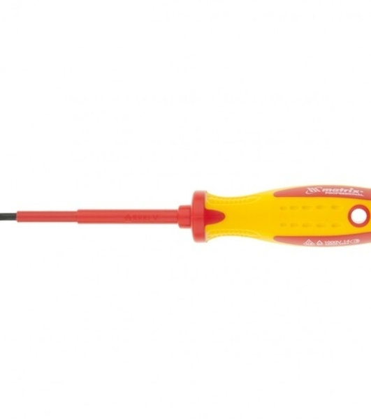 Отвертка Matrix Insulated, PH2 x 100 мм, CrMo, до 1000 В, двухкомп.рукоятка