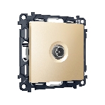Комплект механизма TV розетки оконечной ALFA Шампань 50-870 MHz 1dB QUANT (AP6130, VM202) MA613010, фото 1