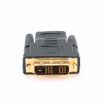 Переходник Cablexpert HDMI-DVI 19F/19M золотые разъемы, пакет, черный, фото6
