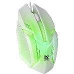 Мышь проводная Defender Cyber MB-560L белый, 1200 dpi, USB, кнопки - 3, фото21