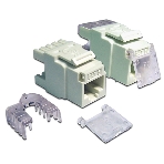 Модуль Keystone, RJ45, кат.6, UTP, 180 градусов, со шторкой, белый, фото3