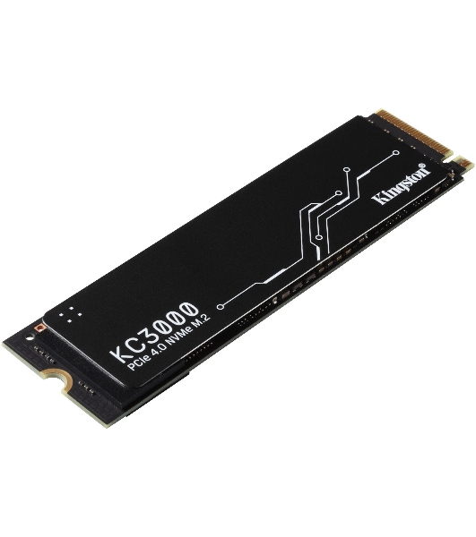 Накопитель SSD Kingston KC3000, 2Tb, PCIe 4.0 x4, M.2 2280, NVMe, R/W 7000/7000, с радиатором