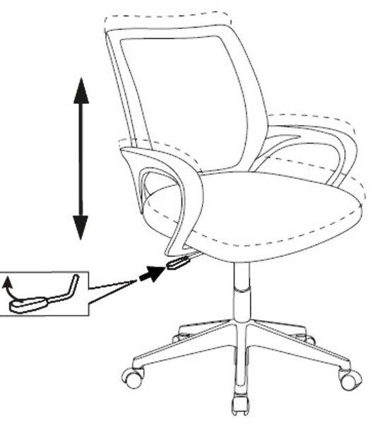 Кресло Бюрократ CH-W695NLT TW-03A TW-18 салатовый, сетка/ткань, 120 кг, механизм качания