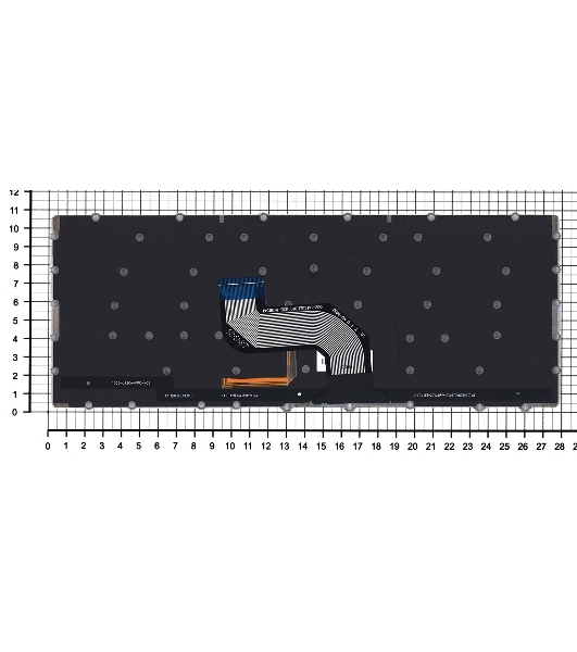 Клавиатура для ноутбука Asus Chromebook C302C C302CA черная с подсветкой