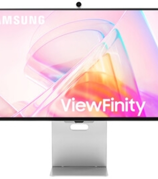 Монитор 27' Samsung ViewFinity S9 S27C902PAI IPS 5120x2880, 60 Гц, 5 мс, 16:9, 600 кд/м2, Thunderbolt, mini DP, 3xUSB 3.0, серебристый