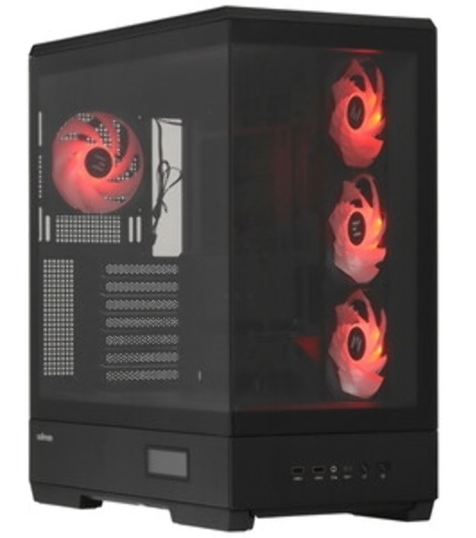 Компьютерный корпус ZALMAN P50 DS, ATX, WHITE, WINDOW, 2x3.5', 3x2.5', 1xUSB TYPE-C, 2xUSB 3.0, SIDE 3x120мм ARGb, REAR 1x120мм ARGb