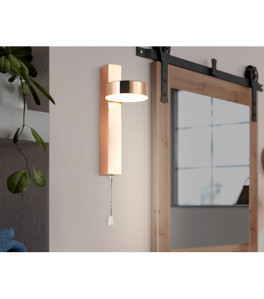 Настенный светодиодный светильник с выключателем Ambrella light FW161 GD золото LED 3000K 6W 265*95*135
