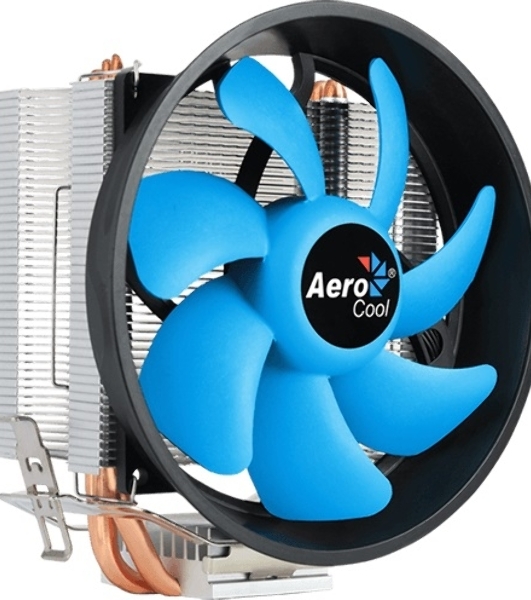 Кулер для процессора AeroCool/Formula Verkho 3 Plus серебристый, 120 мм, алюминий/медь, 2000 об/мин, 26.7 дБ, 4 pin, 125 Вт, 134 мм