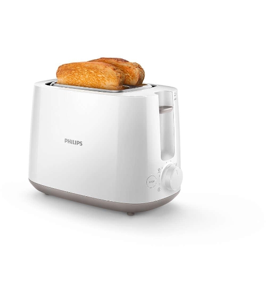 Тостер Philips HD2581/00 белый, 830 Вт, 2 слота