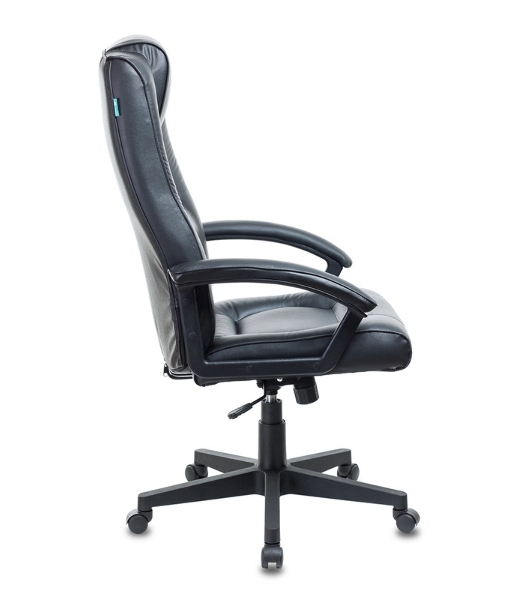 Кресло руководителя Бюрократ T-9906N/BLACK черный, кожа