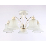 Светильник Ambrella light TR3050/5 WH/GD/FR белый/золото/белый матовый E27/5 max 40W D630*320, фото3