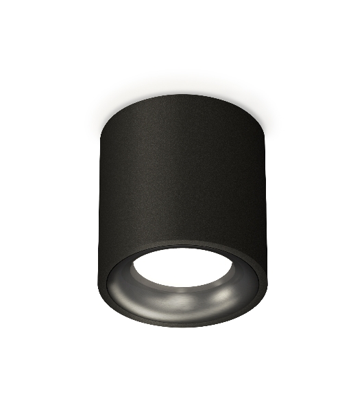 Светильник Ambrella Light XS7532021 SBK/PBK черный песок/черный полированный MR16 GU5.3 (C7532, N7011)