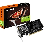 Видеокарта Gigabyte GV-N1030D4-2GL NVidia GeForce GT 1030, 2Gb DDR4/64-bit, PCI-Ex16 3.0, DVI-Dx1, HDMI2.0bx1, LP, 2-slot cooler, Retail, фото 1