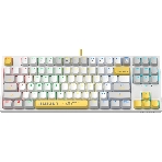 Клавиатура проводная A4Tech Bloody S87 Energy (S87 USB ENERGY WHITE) USB белый/желтый, фото38
