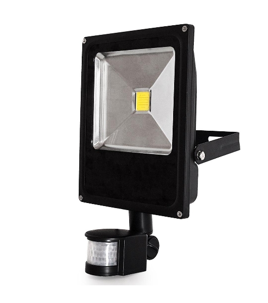 Прожектор GLANZEN FAD-0013-50 светодиодный c датчиком движения 50Вт 6000 к sip