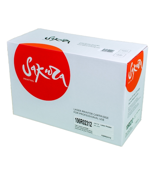 Картридж лазерный Sakura 106R02312 для Xerox WC_3325, черный, 11000 к.