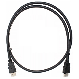 Кабель аудио-видео Cactus CS-HDMI.1.4-1 HDMI (m)/HDMI (m) 1м. позолоченные контакты черный