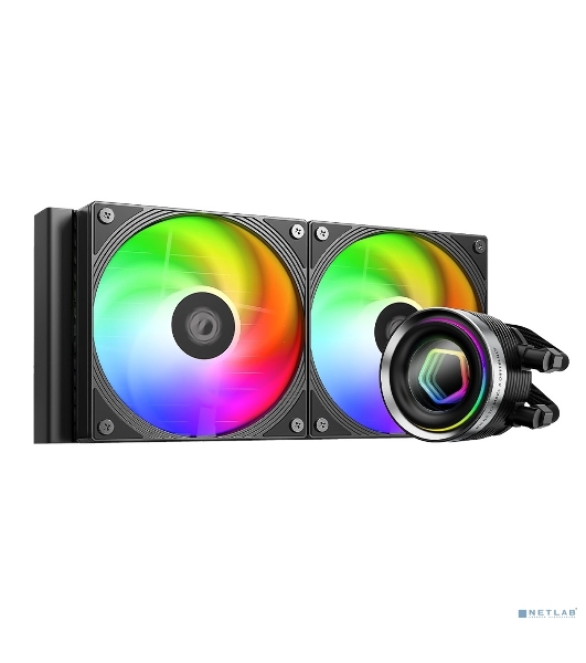 Система жидкостного охлаждения ID-Cooling FX240 INFINITY ARGb черный 120мм алюминий+медь 2000rpm 27.2db 4-pin 300W
