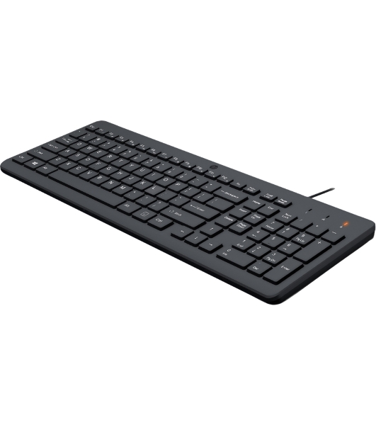 Клавиатура Keyboard HP 150 Wired черный ENG/RUS