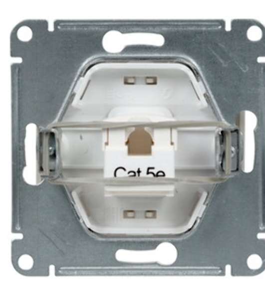 Механизм розетки комп. 1-м Glossa RJ45 CAT.5E перламутр SchE GSL000681K