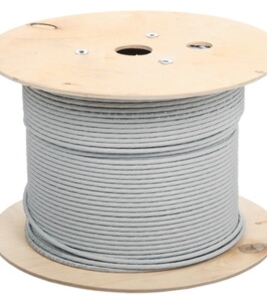 Кабель Cablexpert UPC-6055-4-CU, UTP indoor 4x2x0.55, медный, кат.6, однож., 305м, coil, серый