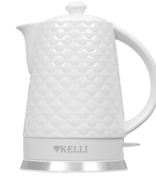 Чайник электрический керамический Kelli KL-1340,Объем: 1.8 л