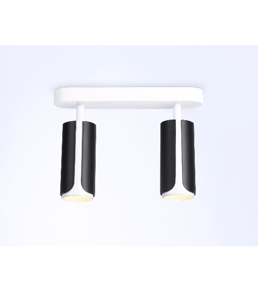 Светильник Ambrella light TN51598/2 BK/WH черный/белый GU10/2 260*60*195